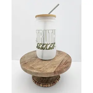 Truth Seeker Drinking Glass