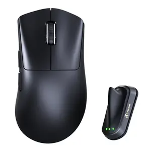 ATTACK SHARK V8 8K Wireless Gaming Mouse Whit 42000 DPI-PAW3950 MAX Sensor-59g Lightweight-Nordic54L15 MCU-400h Battery Life, Triple Modes,Gaming Accessories for PC/Laptop/Mac
