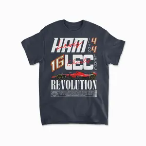 Hamilton 44 Leclerc 16  - racing shirt