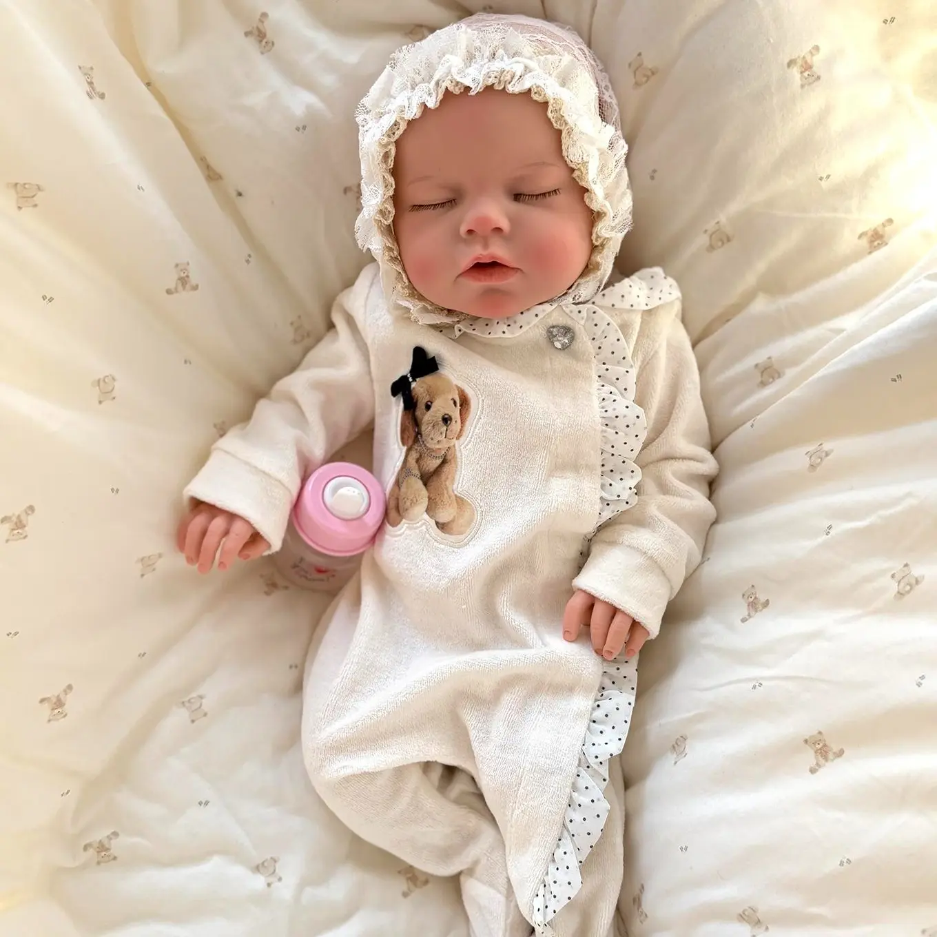[Drink Wet System] Mayfair Baby Doll 20Inch Full Body Silicone Reborn Baby Doll Girl Soft Body Baby Doll With Accessories summerwins Lifelike Newborn Doll