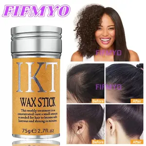 Hair Wax Stick for Frizz Control, Long Lasting Hold, Hair Gel Cream for Styling, Edge Control Gel, Easy-To-Use Hair Care Product for Smooth and Defined Look