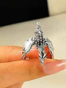 Vintage Dragon Design Ring, Unisex Open Finger Ring, High-End Style, Unique Jewelry, Fashionable Accessory, Perfect Gift