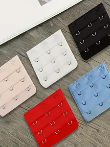 5 pcs  Bra Extension Clasp Cover: Get the perfect fit with adjustable 3-row 3-hook Bra Strap Extender!