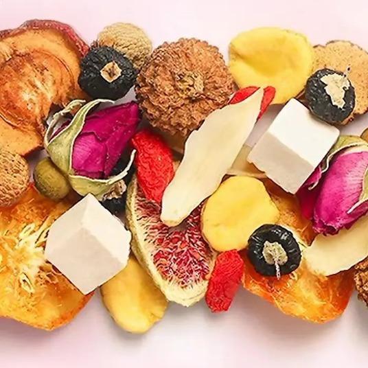 BOGO Beauty Tea Morning VC Night VA Tea 2 Cartons(10pcs VC Tea 10pcs VA Tea,20pcs in total)Prickly Pear, Lemon, Kumquat,Rose,Monkfruit,Hawthorn, Red Date,Pear Cubes;(Mulberry, Black Wolfberry, Poria Coco With Forest Thermos