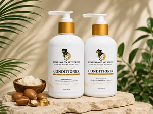 Healing On 1st Street Hydra Curl Moisturizing Conditioner | Defines Curls, Softens & Hydrates Dry, Curly, Coily & Wavy Hair |  2 8 fl oz