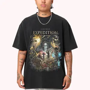 Expedition 33 Cinematic Adventure Graphic T Shirt Inspired By Fantasy Worlds HY3054