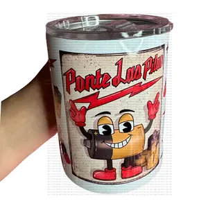 Ponte Las Pilas 12oz Stainless Steel Mug Insulated for HOT AND COLD Drinks. Comes With Clear Lid and Reusable Straw