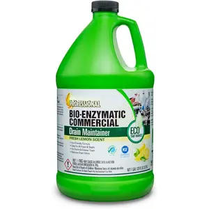 Professional Enzyme Drain Cleaner, Drainage Clog Remover, 128 Fl. Oz.
