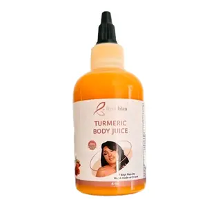 Byeublan Turmeric Body Juice 4 oz - Handmade with Love for 7 Days Results - Natural Skin Care