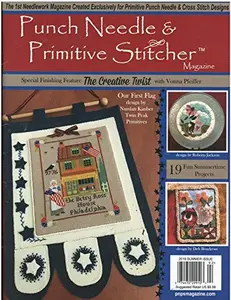 USED-Punch Needle & Primitive Stitcher Magazine Summer 2019 by Various (Unknown)