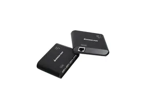 IOGEAR GUCE64 USB 2.0 4-Port BoostLinq Ethernet - 164ft, 4-Port USB Extender over Cat5/Cat5e/Cat6 Ethernet Cable