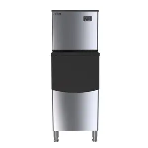 25 in. Stainless-Steel Commercial Air cooled Modular Ice Maker with Full Cube Production, 315lbs/24h