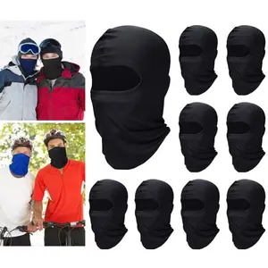 9PCS Ski Mask Cover Balaclava Full Face Mask Summer Face Cover UV Protection Balaclava Men Women Outdoor Sports