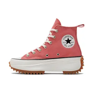 Converse Run Star Hike Canvas High-Top Sneakers for Men and Women in Pink, Comfortable and Sporty for Casual Wear