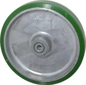 ALBION Polyurethane Caster Wheel, 8x2 in (8" Diam x 2" Wide), 1500 Lb Capacity, 2-3/16" Hub Length, 1/2" Axle Diam, Roller Bearing PD0820112
