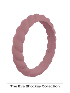 Women's Eva Shockey Twist Stackable Silicone Ring