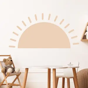 Boho Sun Wall Decals Stickers for Bedroom Art, Playroom, Classroom, Living Room,  Window stickers, DIY Home Decoration