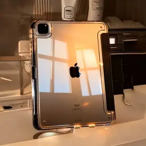 For New iPad Pro M5 6th Generation 2025 Case With pen Holder for IPad A16 11 10 th Mini A17 Pro Air M3 13 11 12.9 10.2 " Funda