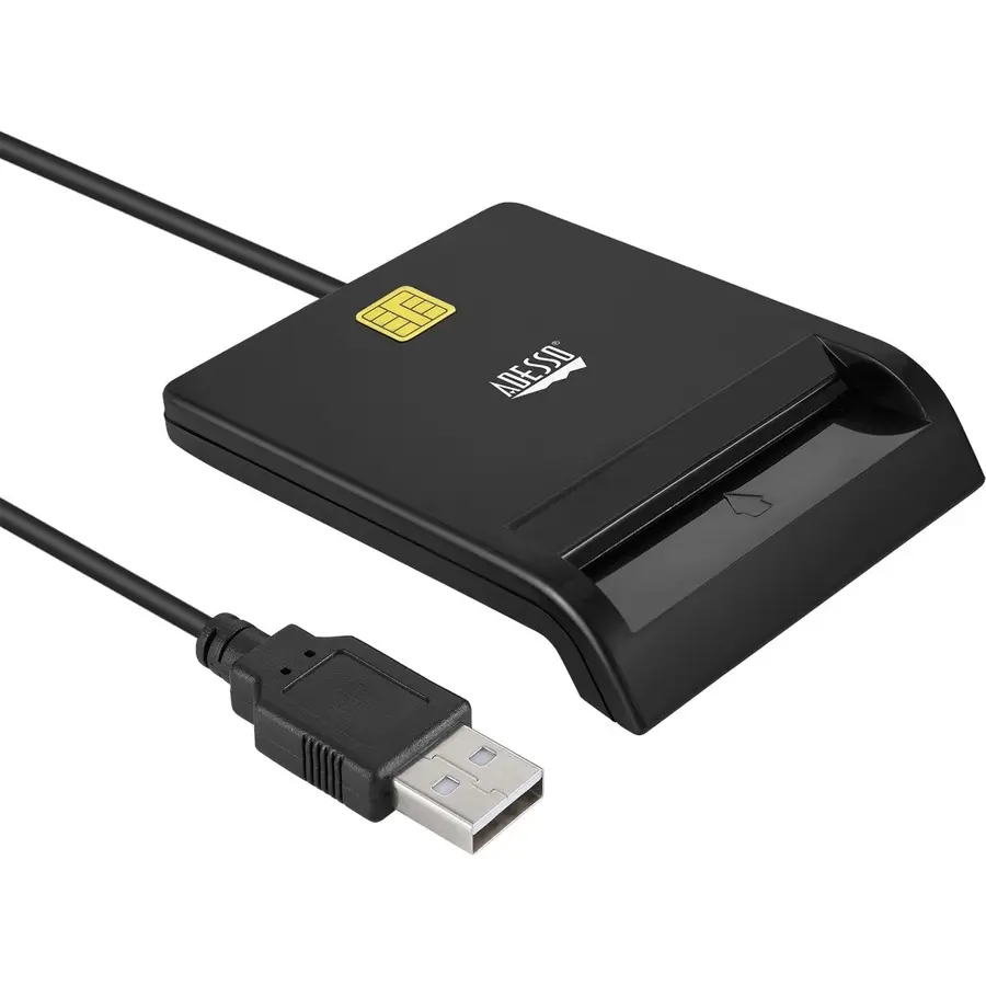 Adesso SCR-100 Smart Card Reader SCR100TAA
