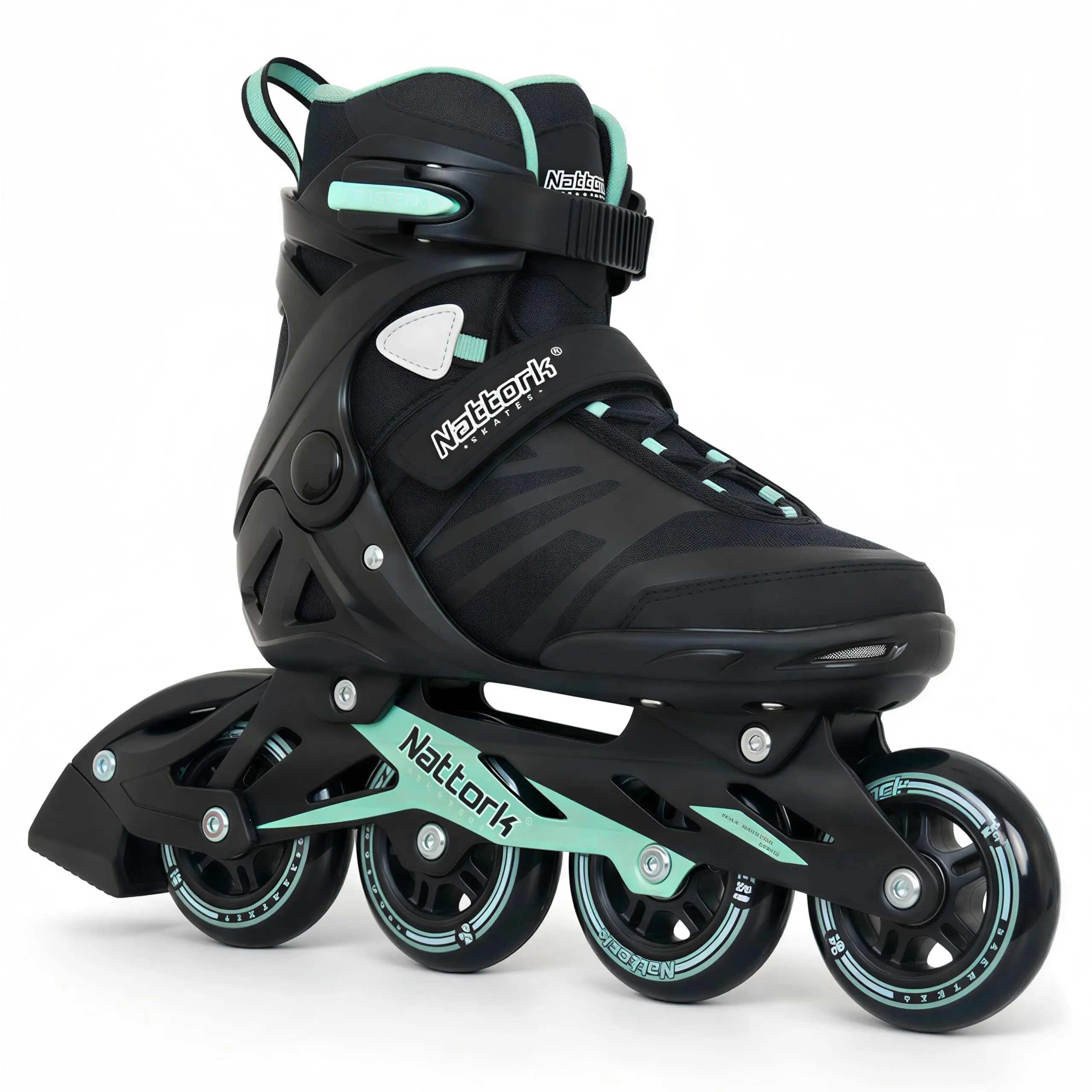 Beginner Inline Skates for Adults Men Women | Breathable Mesh Aluminum Frame Stable Recreational Blades