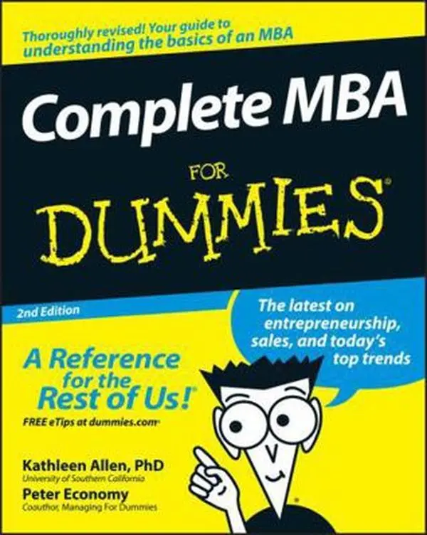 USED Book - Complete MBA for Dummies by Allen, Kathleen (Paperback) - english