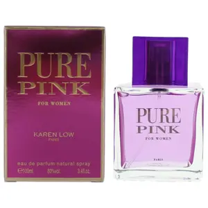 Pure Pink Eau de Parfum Spray for Women, 3.4 oz - Fruity Floral Perfume with Vanilla, Musk, and Woody Notes