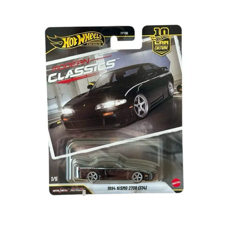 Hot Wheels Premium 1:64 1994 Nismo 270R (S14) Modern Classics Car Tuned Diecast, Collectible Racing Model Toy, Diecast Model Car