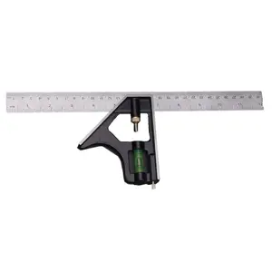 WorldWide Sales Online Valley Pro-Series 12" Combination Square with Scribe and Level – import_2021_10_29_212114, Level