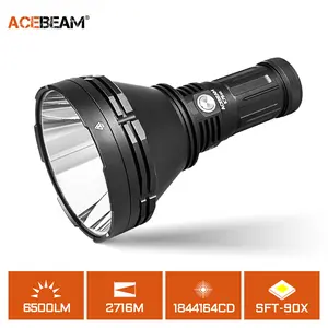 K75 2.0 Longest Throw Flashlight with 2716meters max throw and max 6500lumens