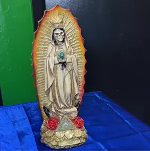 Santa Muerte Hueso Praying 12 inch charged