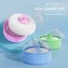 3-pack portable powder cases, reusable powder cases with puffs, bath powder cases, makeup tools for women and girls, Makeup Storage