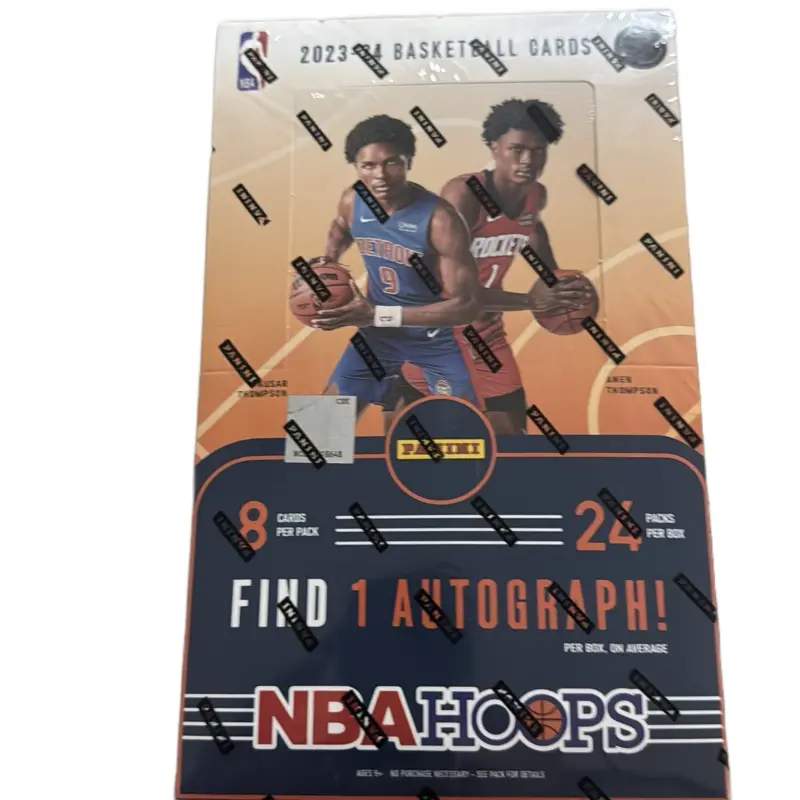 Panini 2023 NBA Hoops Basketball Cards - 8 Cards per Pack, 24 Packs per Box, Find 1 Autograph, Official Trading Cards