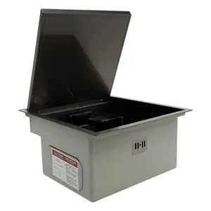 Single Bowl Kitchen Bar Sink - Hidden / Drop-in Kitchen Sink with Folding Faucet