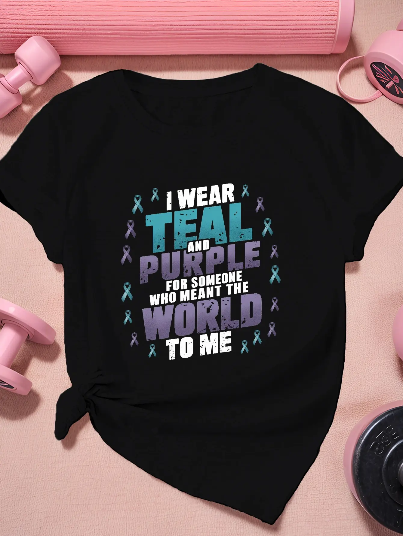 Suicide prevention awareness message Women's Plus
