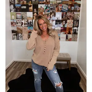 The June Waffle Knit Top