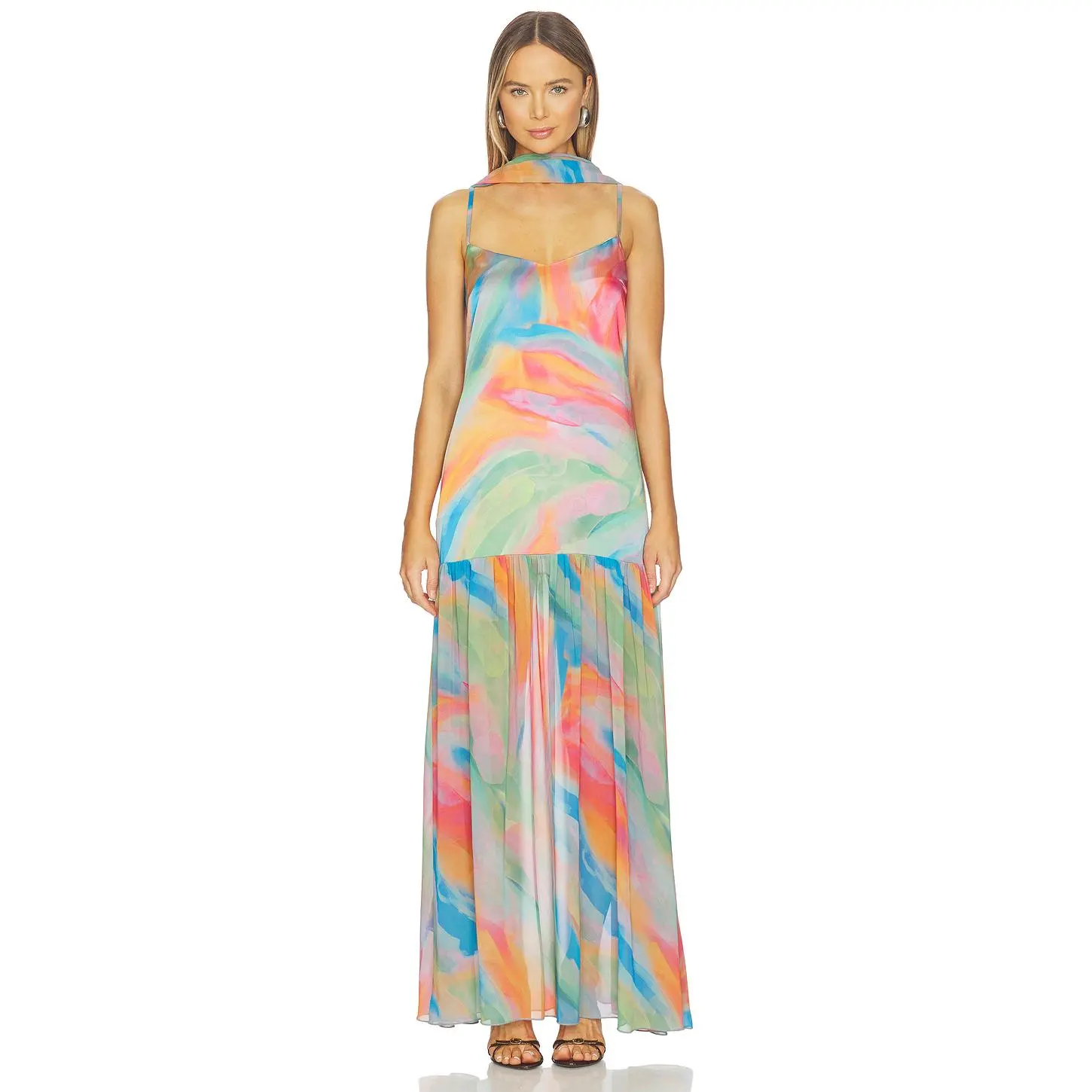 Show Me Your Mumu x REVOLVE Dahlia Maxi Dress in Colorful Canvas