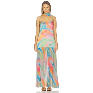 Show Me Your Mumu x REVOLVE Dahlia Maxi Dress in Colorful Canvas