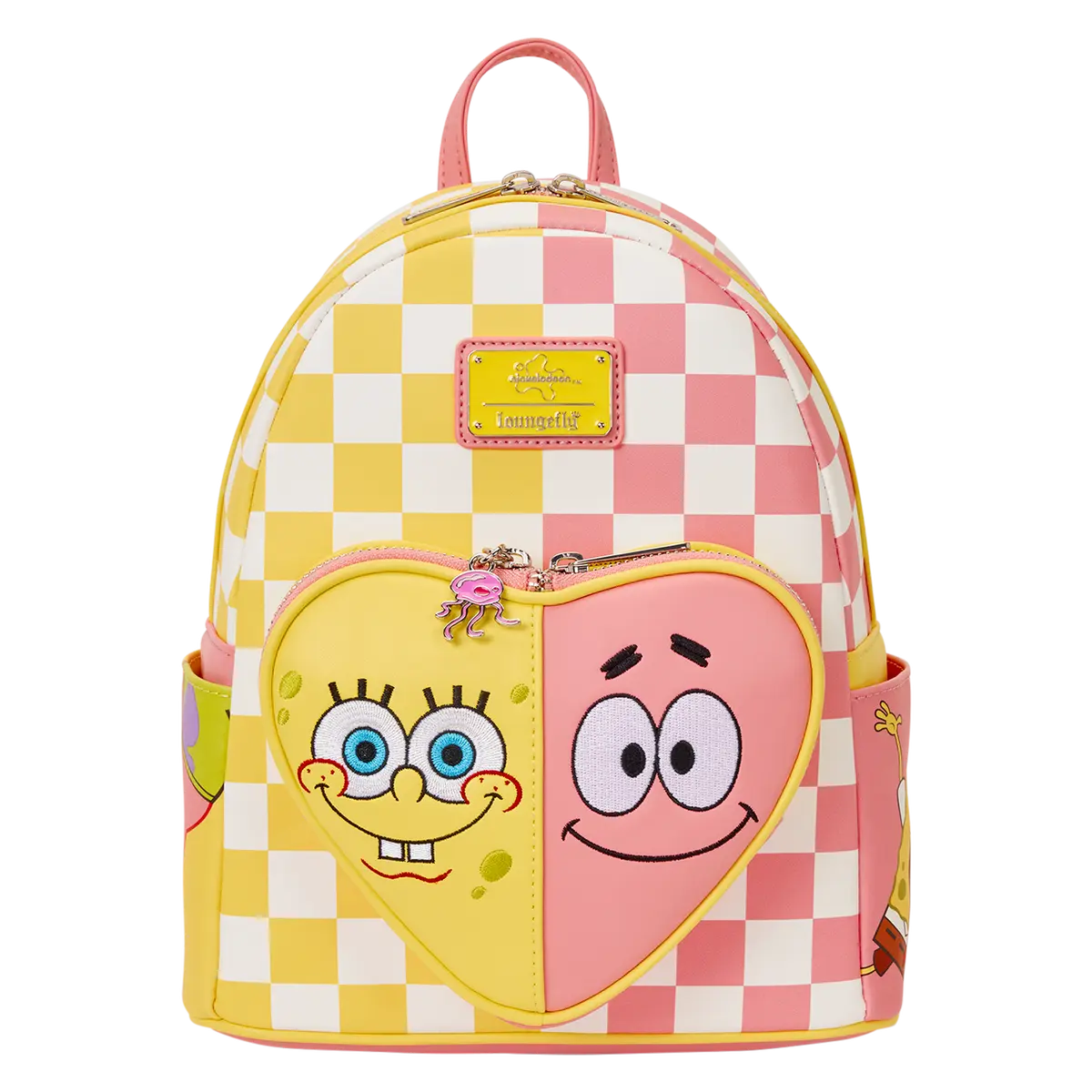 SpongeBob SquarePants & Patrick Star Checkered Mini Backpack