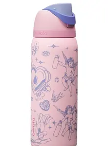 Owala Freesip Cupid Heart 32oz Water Bottle, Great For Travel Gym Camping Sport Outdoor, Gift for Lovers Friends Family and Kids