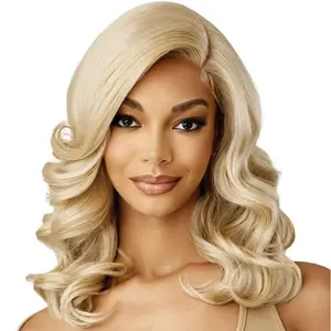 Outre Aluna Sleeklay Part Deep C Lace Part Glueless HD Lace Front Wig