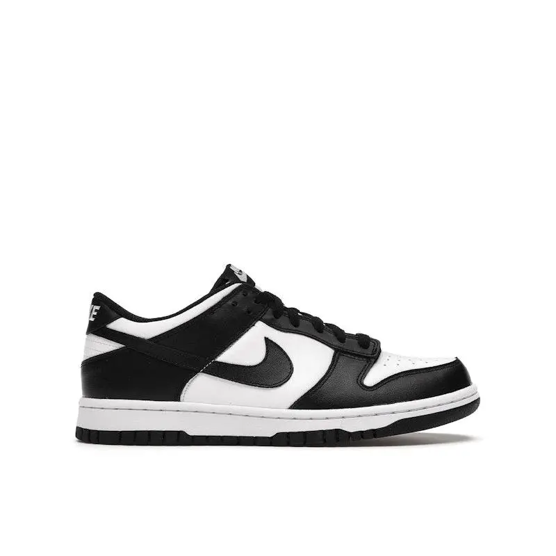 Nike Kid's Dunk Low Retro White Black Panda (GS), from StockX Nike Kid's Dunk Low Retro White Black Panda (GS), from StockX