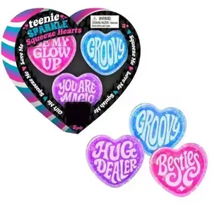 Valentine's Day Stress Relief Heart Squishy Toy – Mini Hand Strengthener & Arm Trainer, Limited Edition Love Grip Ball for Anxiety, Gifts for Her Him