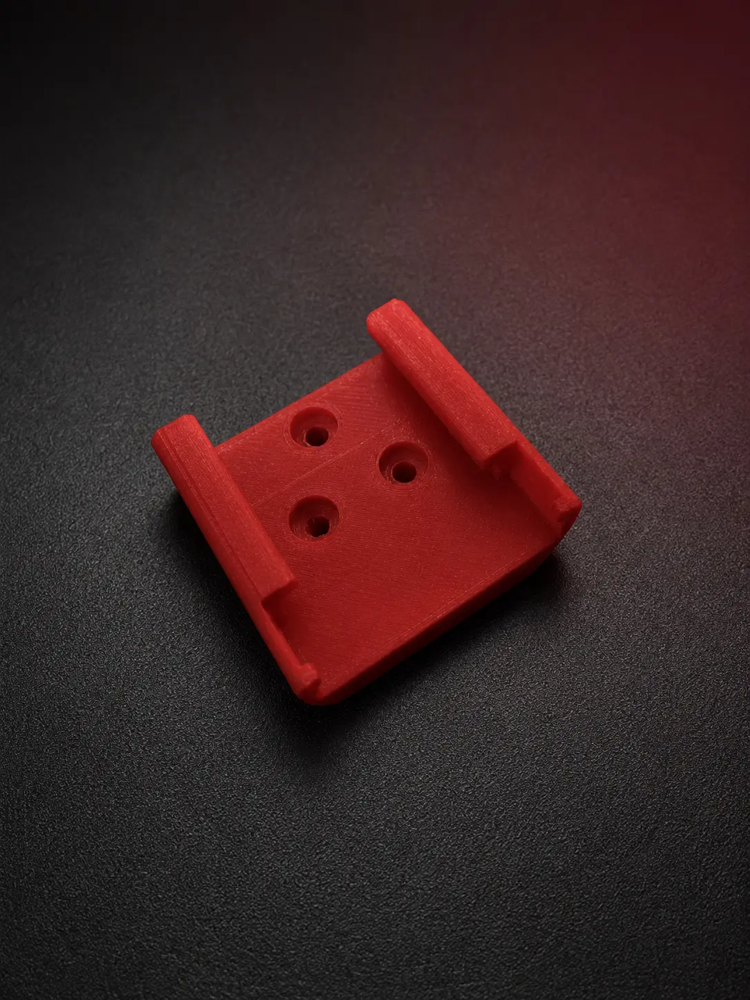 3D Printed Battery Mount, PLA Plastic Wall Mount for Home Organization, Secure Hold Hook for Battery Storage
