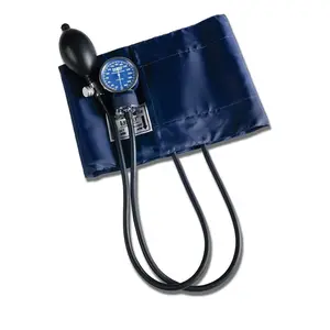 Manual Blood Pressure Monitor Adult XL Size, Blue BP Cuff with Aneroid Gauge and Carry Case