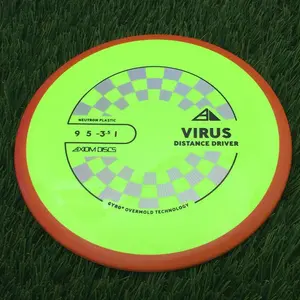 Axiom PLC Neutron Virus - 168.7g - Orange Rim On Highlighter Green