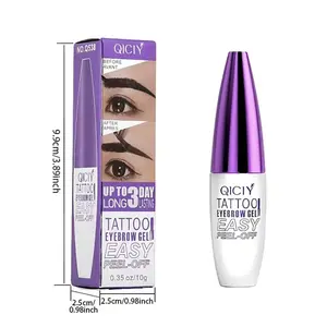 Eeybrow tint，Easy Peel-Off Eyebrow, Film Forming, Gel-Waterproof &Sweatproof, Long-Lasting Black or Brown TattooTint, Medium Coverage for All SkinTypes #birthday gift