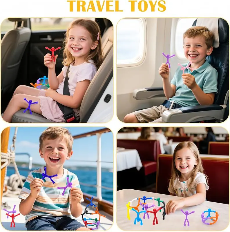 EFFUN Magnetic Fidget Toys - 10-Pack Bright Solid Colors BPA-Free Sensory Building Fridge Kids Toys, Anxiety Fidgets, Relaxation, Mini Gifts, Sensory Products, Birthday Party Favors