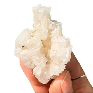 Rare Raw White Halite Crystal Cluster - Energy Purifying & Cleansing Stone for Healing & Personal Growth