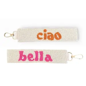 Ciao Bella Beaded Wristlet Keychain
