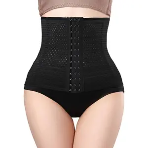 Waist Trainer for Women Belly Fat Shapewear Tummy Control Stomach Girdle Corset Working Out Cinchers Faja Body Shaper Compression Womenswear Breathable Polyester Breathable Polyester Spandex Basic Creamy White Minimalist Adjustable Waistband